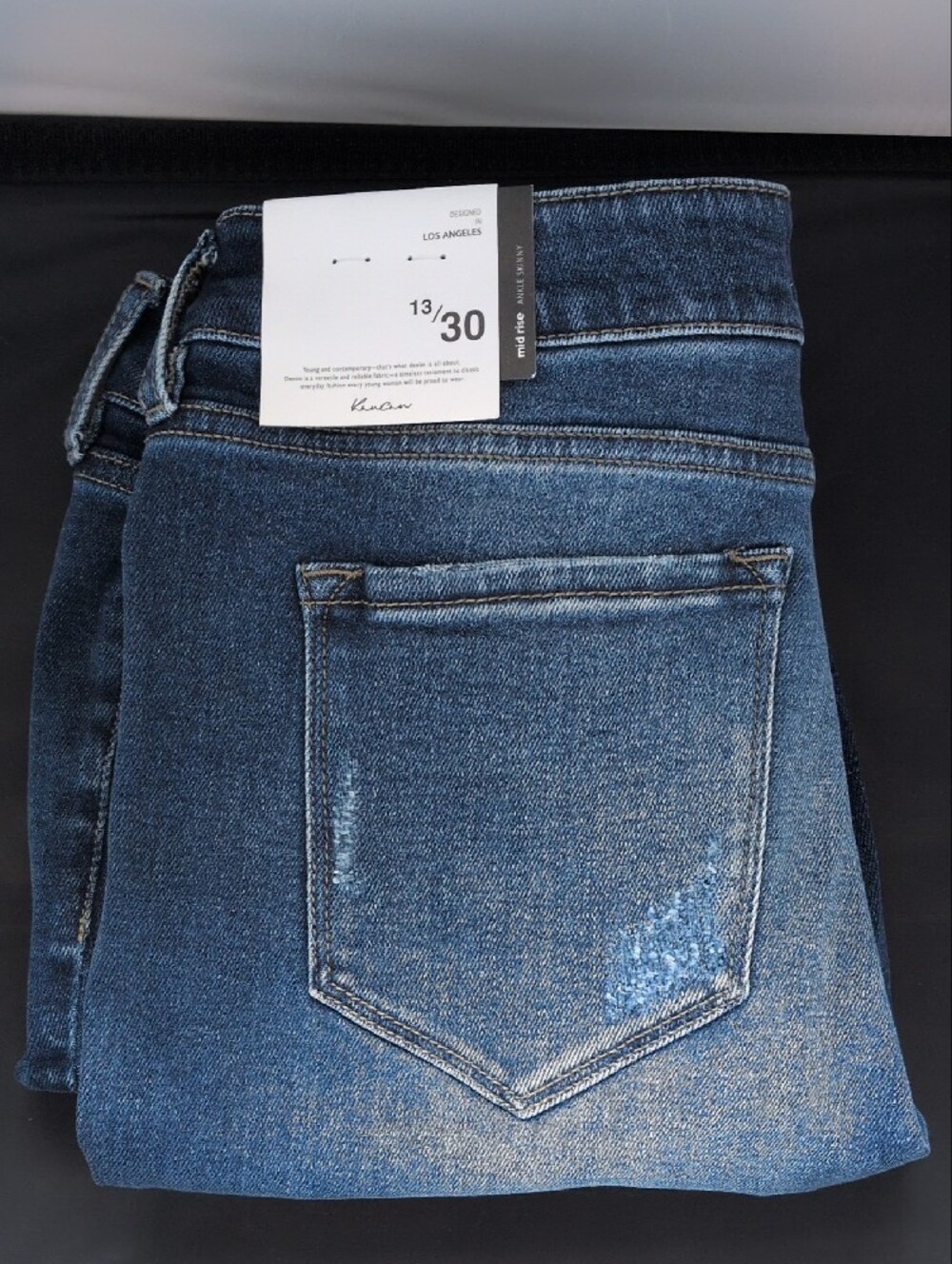KanCan Dark Indigo High-Rise Skinny Jeans NWT! - Picture 4 of 9